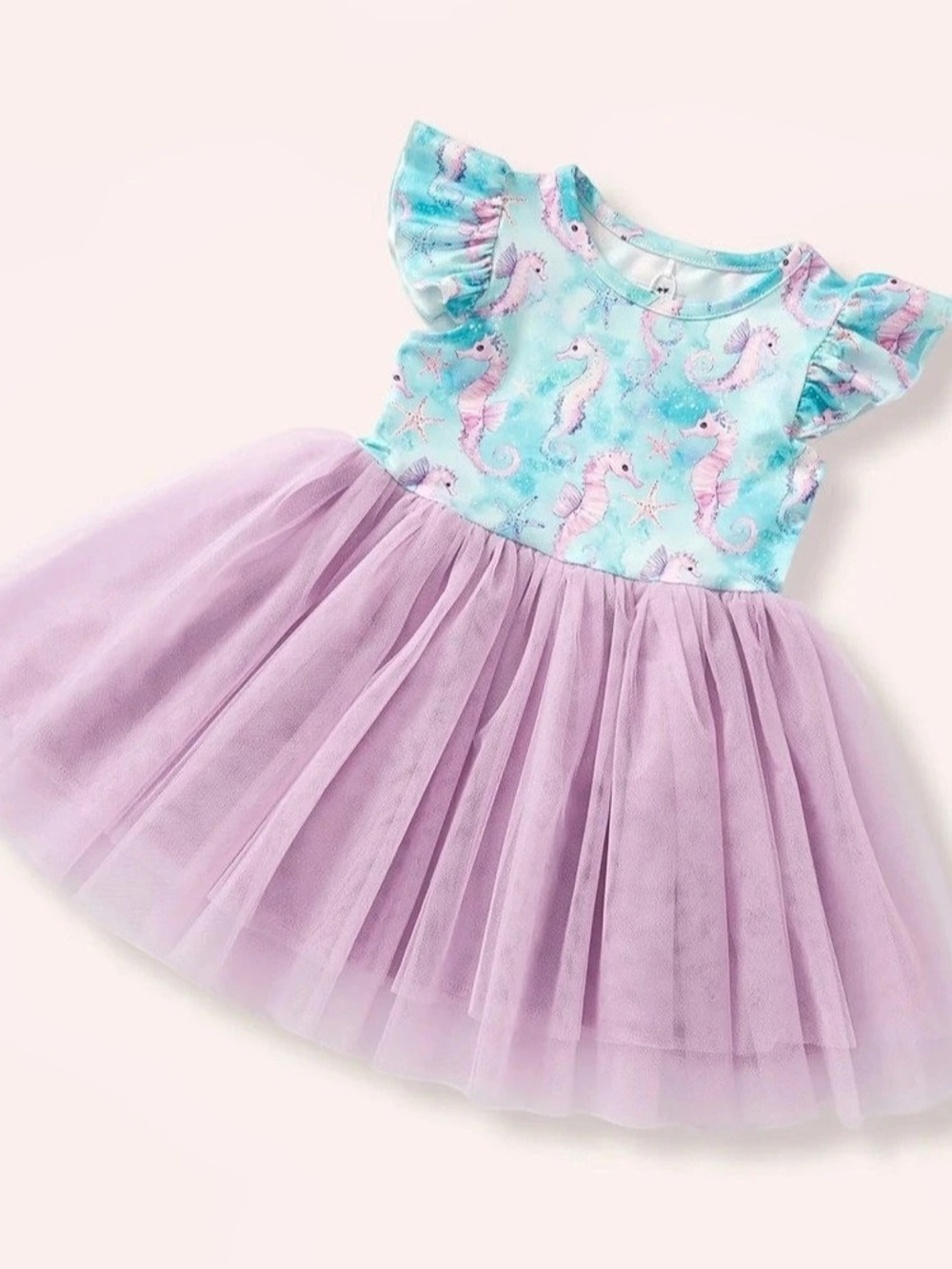 Kids Lavender & Blue Tulle Dress NWT